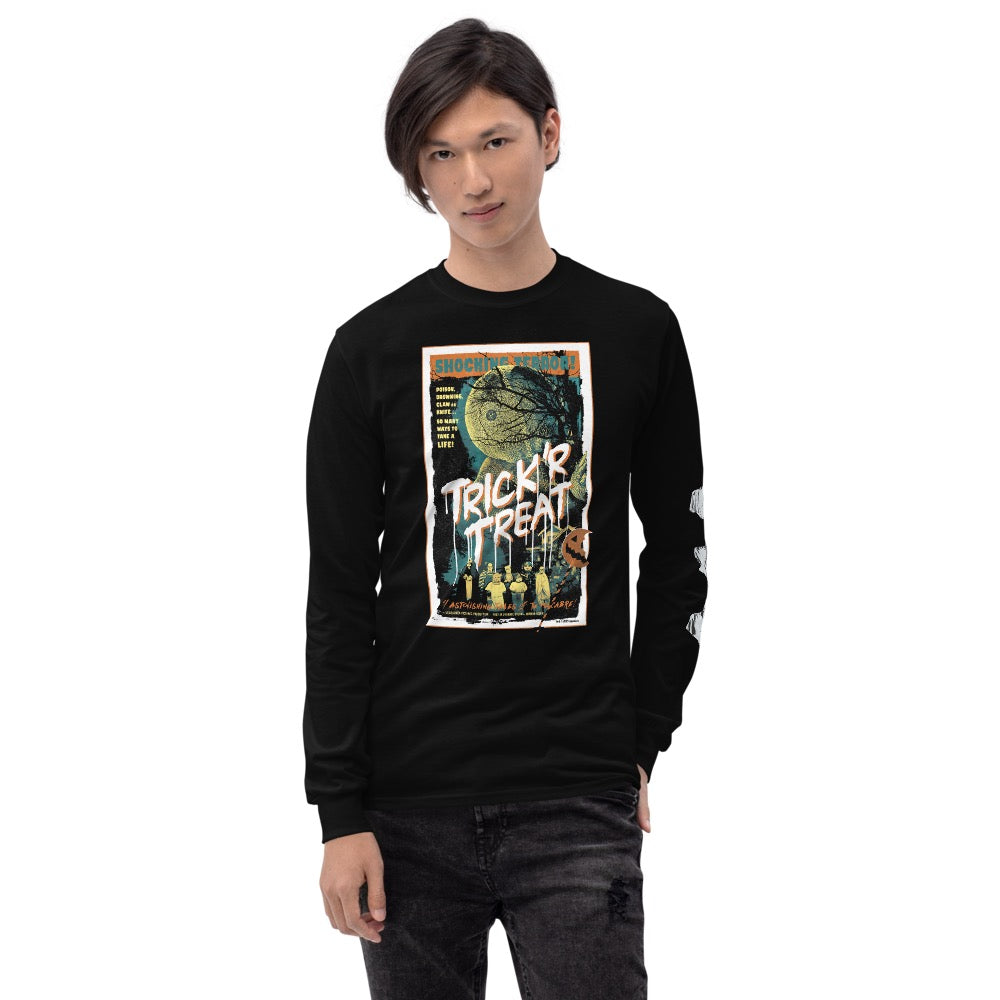 Trick 'r Treat Shocking Terror Adult Long Sleeve T-Shirt