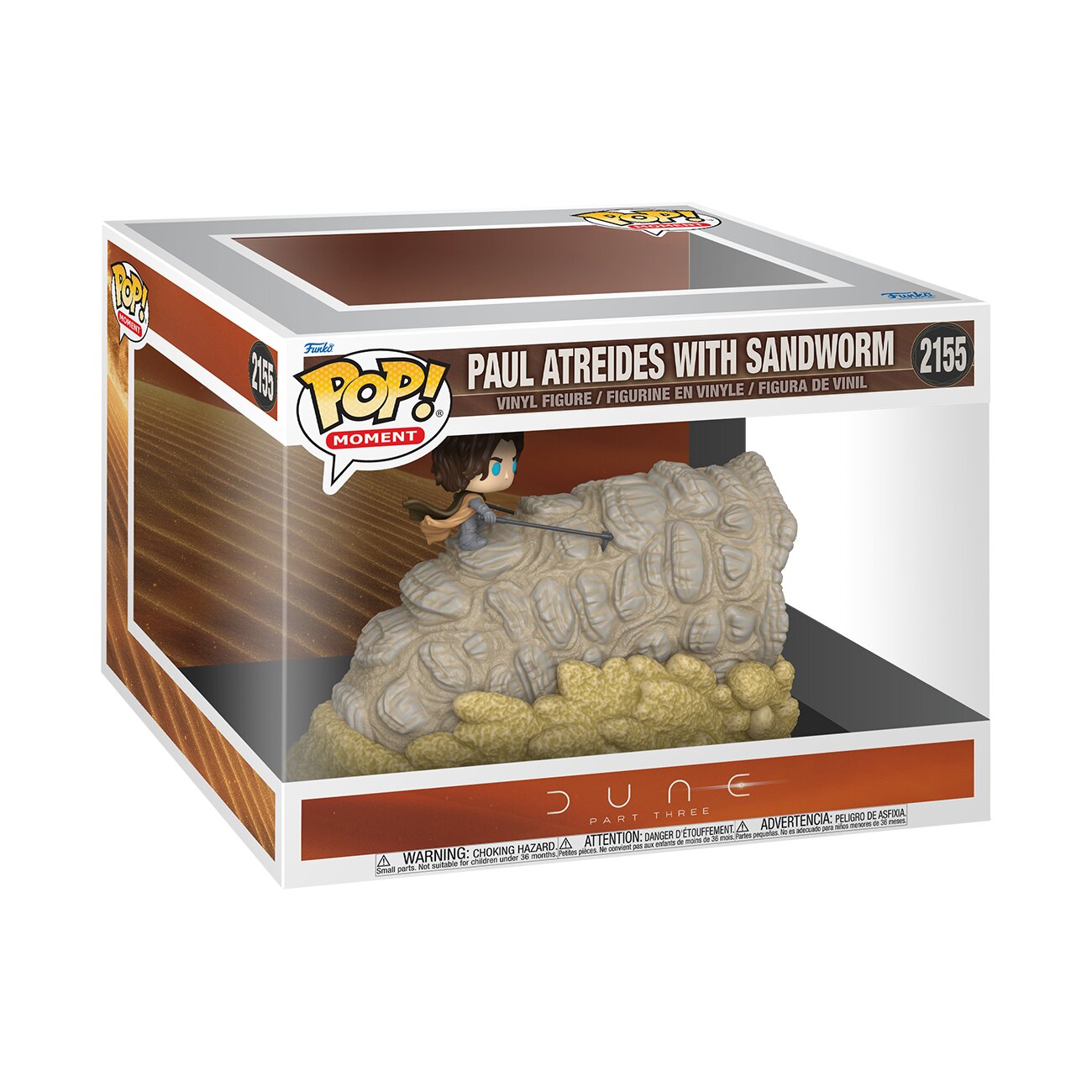 Dune 3 Paul Riding Sandworm Funko Pop! Figure