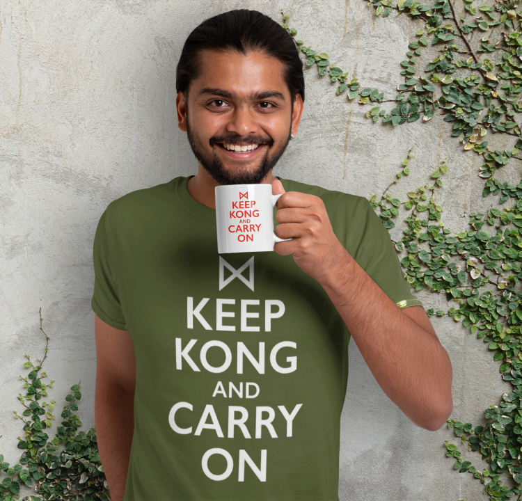 <p>KEEP KONG<br/>CARRY ON</p>