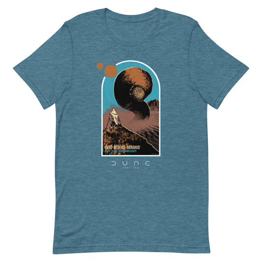Dune Deep Desert, Arrakis Adult T-Shirt Heather Deep Teal