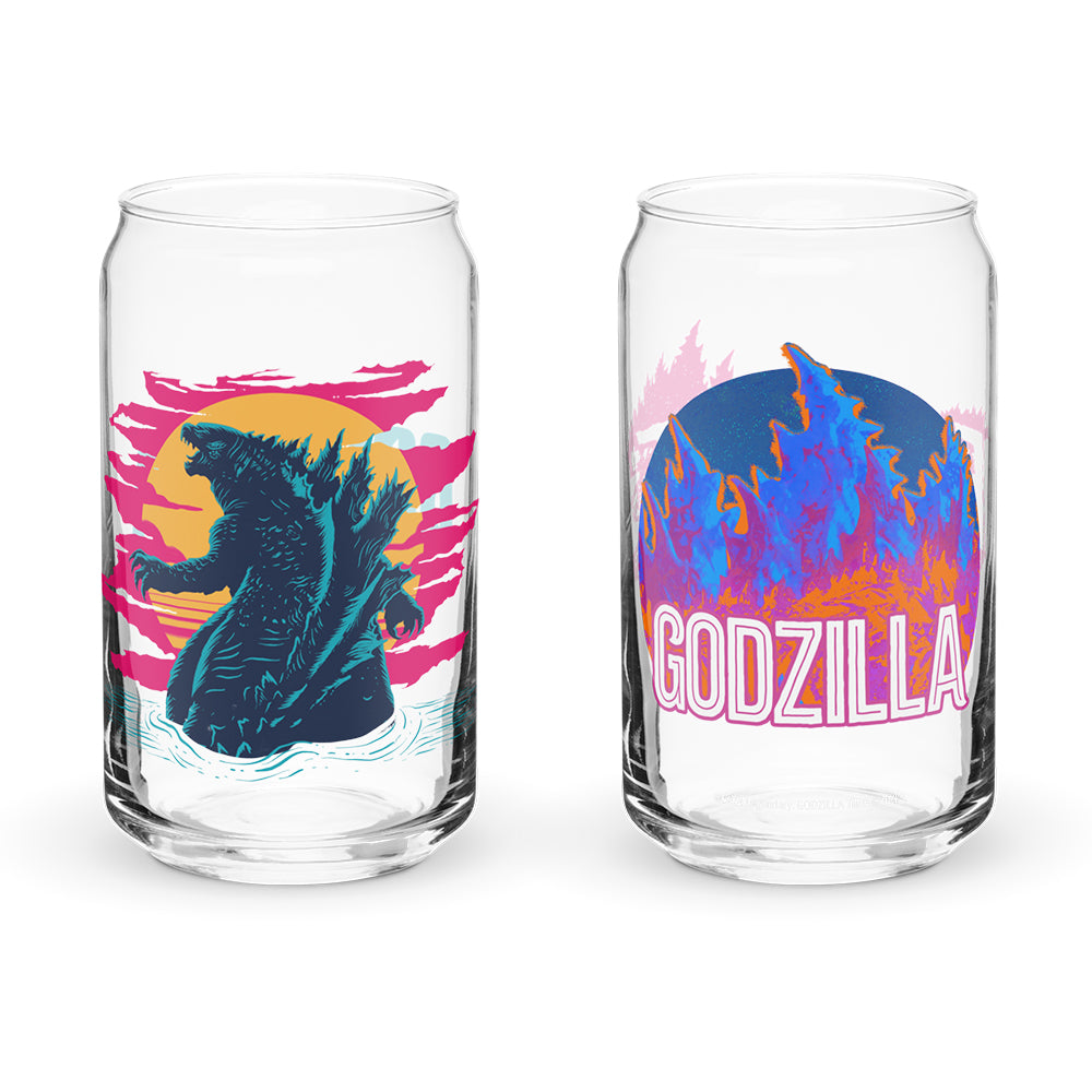 Godzilla x Kong Can Shaped Glass Set