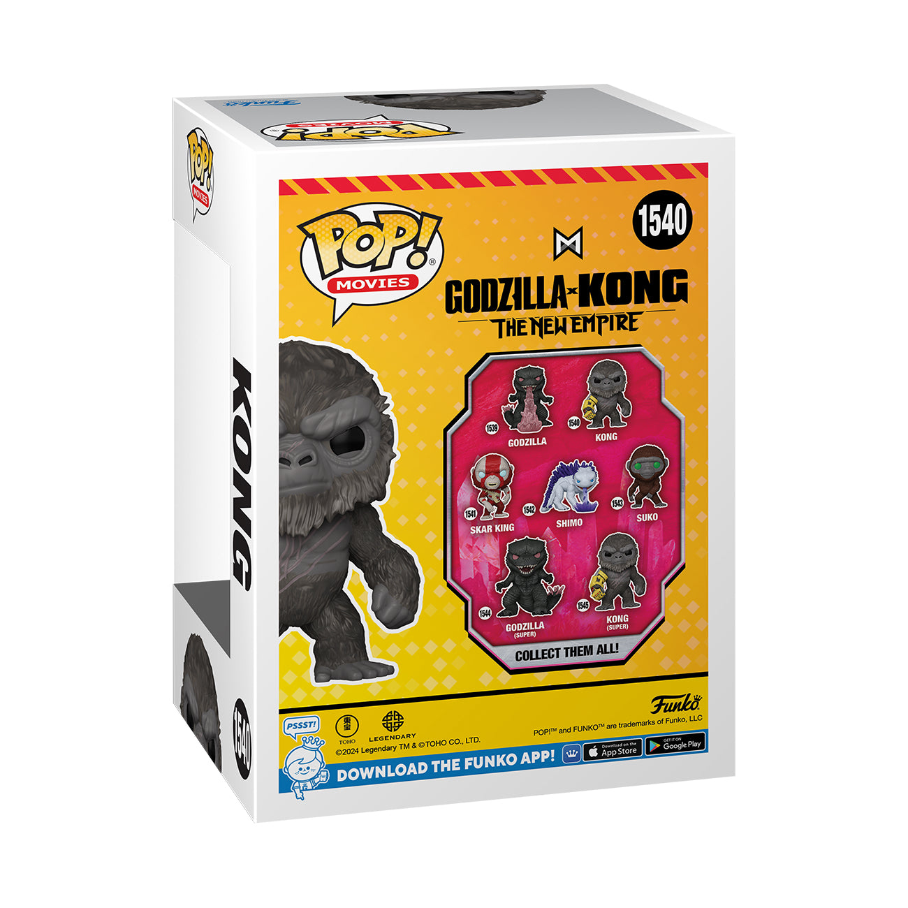 Monsterverse Godzilla x Kong: The New Empire- Kong Funko POP! Figure