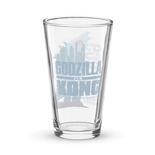 Monsterverse Godzilla Cityscape Pint Glass