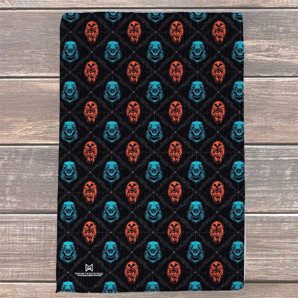 Godzilla vs. Kong Pattern Kitchen Towel