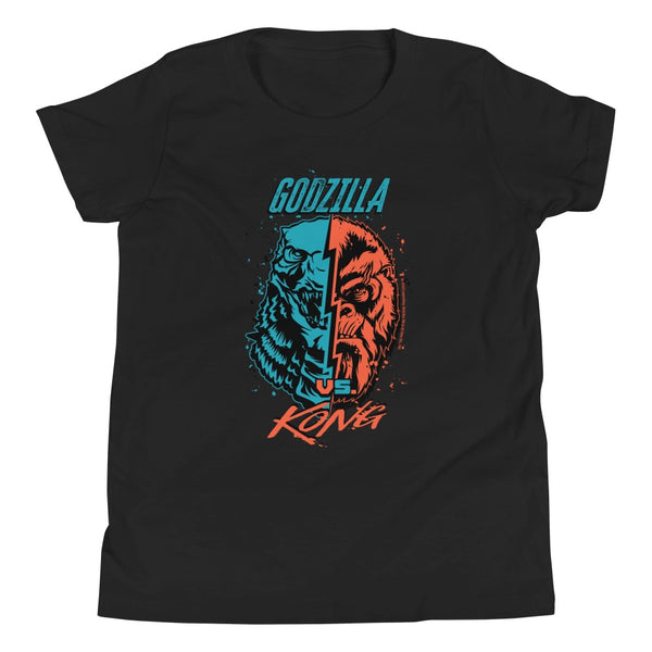 JRZJ Kids Godzilla T-Shirt - 100% Cotton, Soft Screen Printed Tee For Boys & Girls (Multiple Colors)