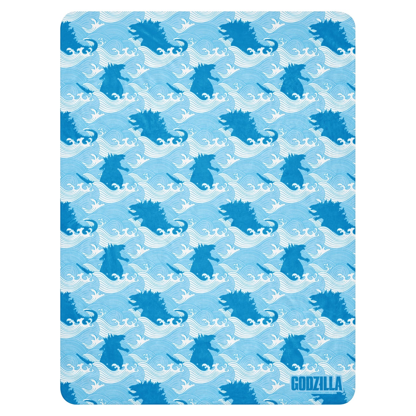 Godzilla vs. Kong Waves Sherpa Blanket