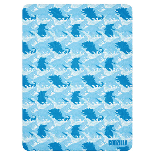 Godzilla vs. Kong Waves Sherpa Blanket