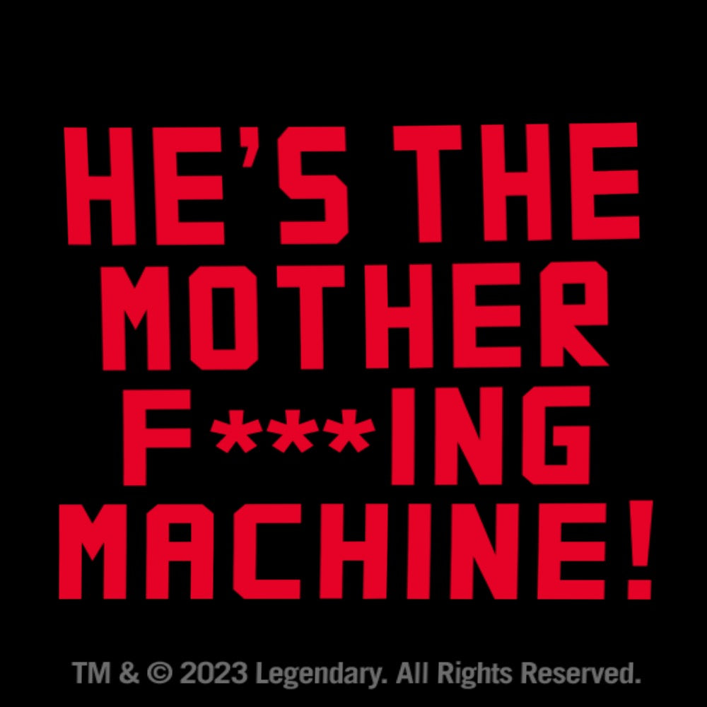 The Machine He's The Mother F*&@#$% Machine! Wrapped Shot Glass