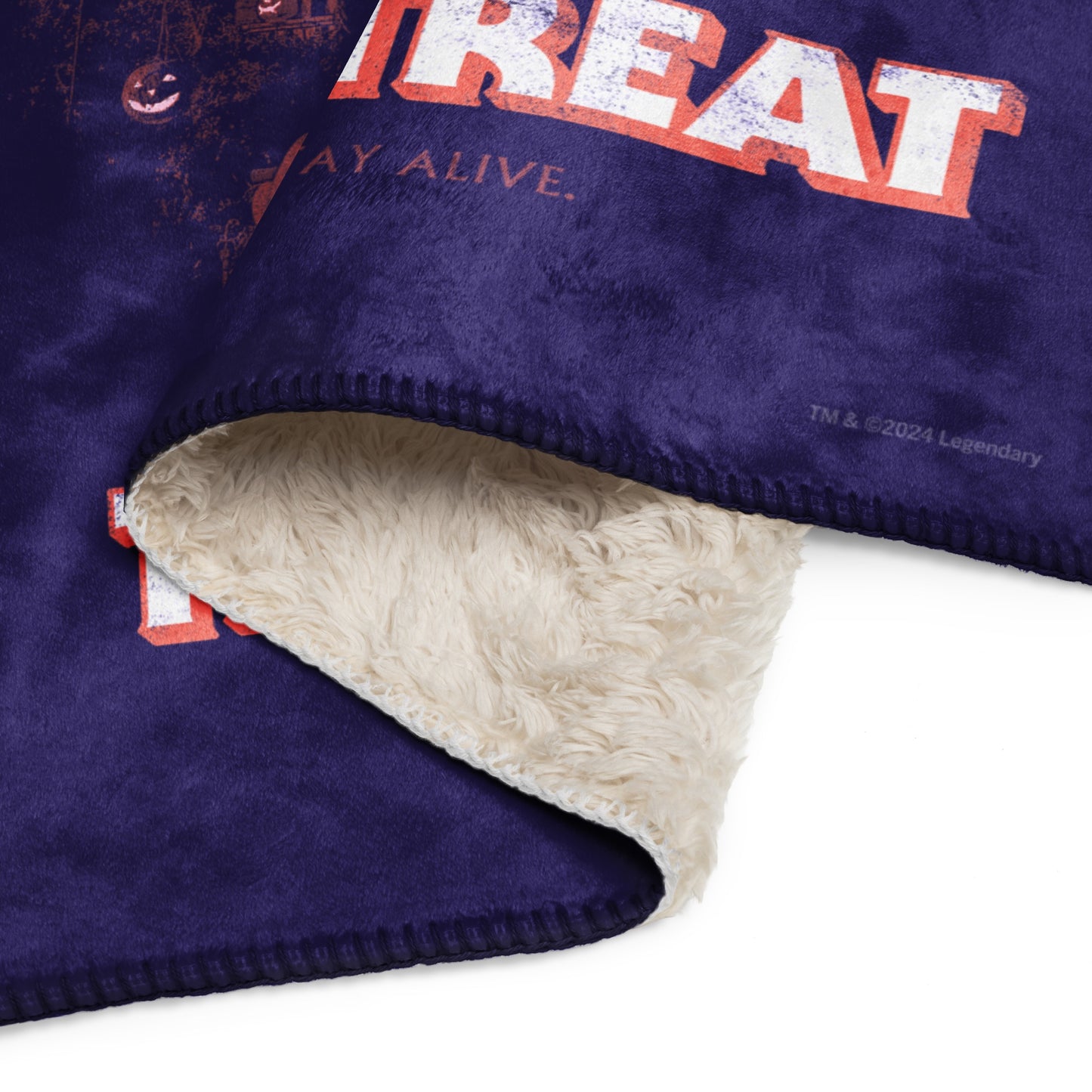 Trick 'r Treat Stay Alive Sherpa Blanket