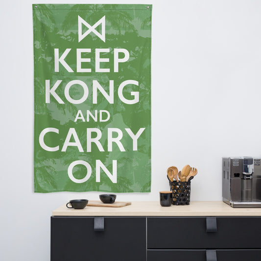 Monsterverse Keep Kong and Carry On Flag
