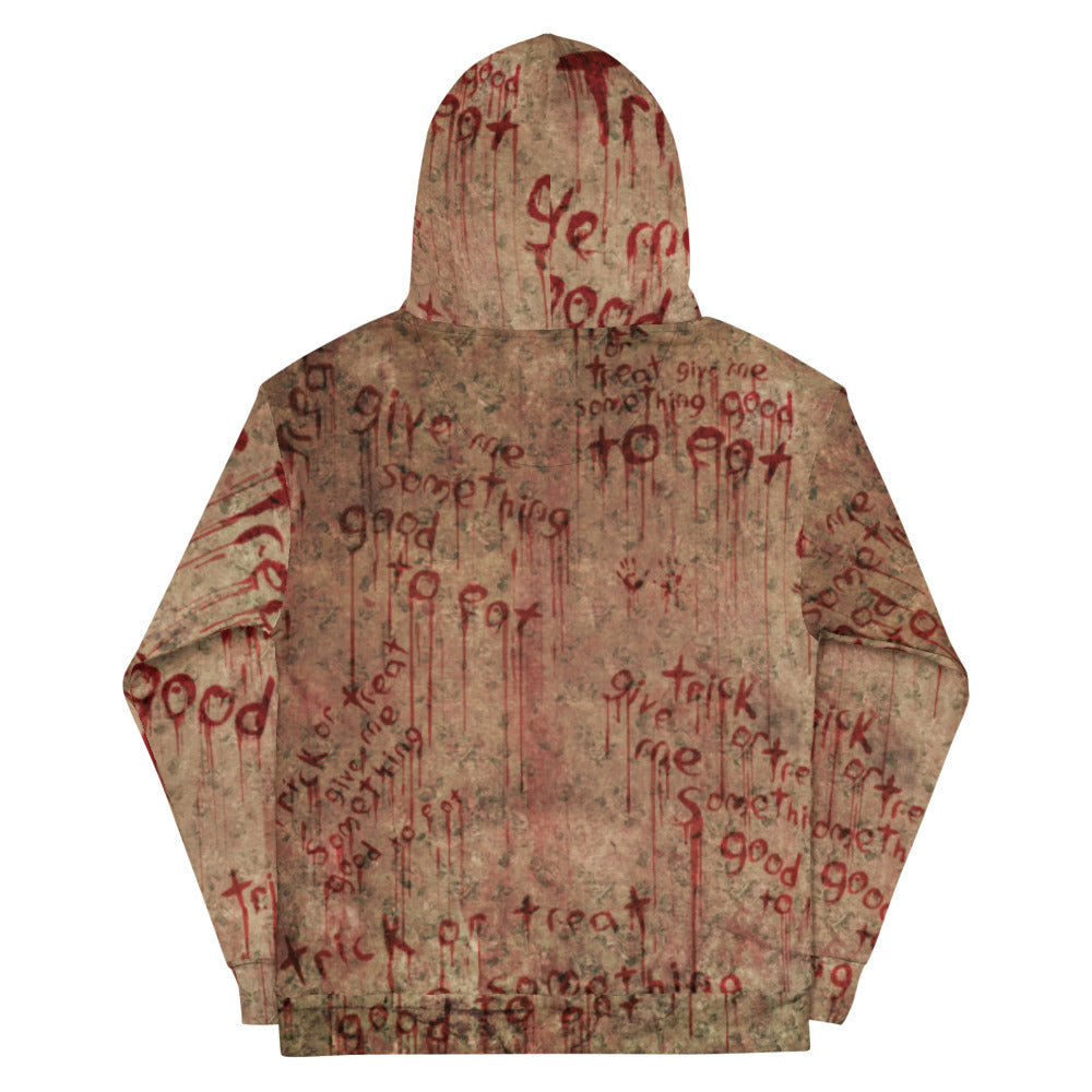 Trick 'r Treat Bloody Wallpaper Unisex Hoodie