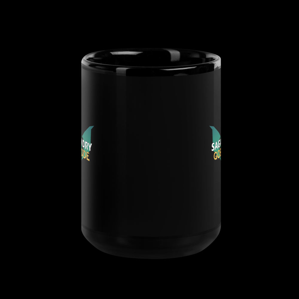 Sagas of Sundry: Goblin Mode Logo Black Mug