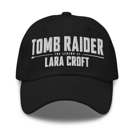 Tomb Raider: The Legend of Lara Croft Logo Embroidered Dad Hat