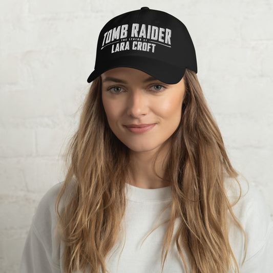 Tomb Raider: The Legend of Lara Croft Logo Embroidered Dad Hat