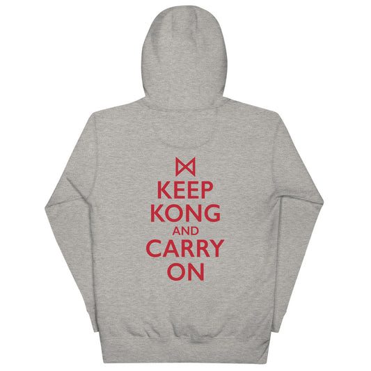 Monsterverse Keep Kong and Carry On Hoodie Carbon Grey