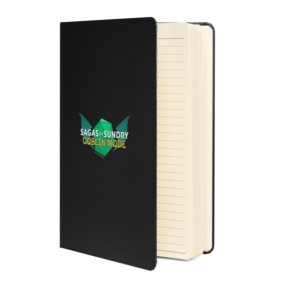 Sagas of Sundry: Goblin Mode Logo Hardcover Bound Notebook