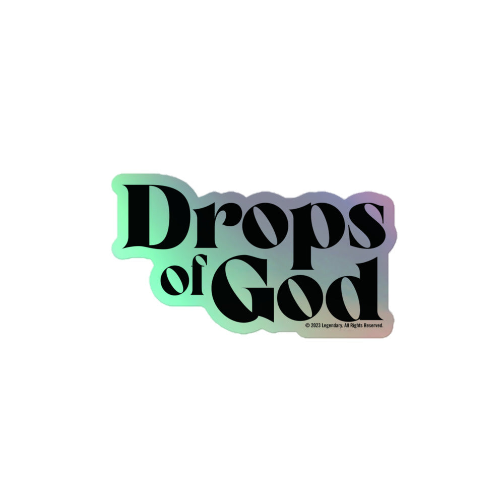 Drops of God Holographic Sticker 4 in x 4 in