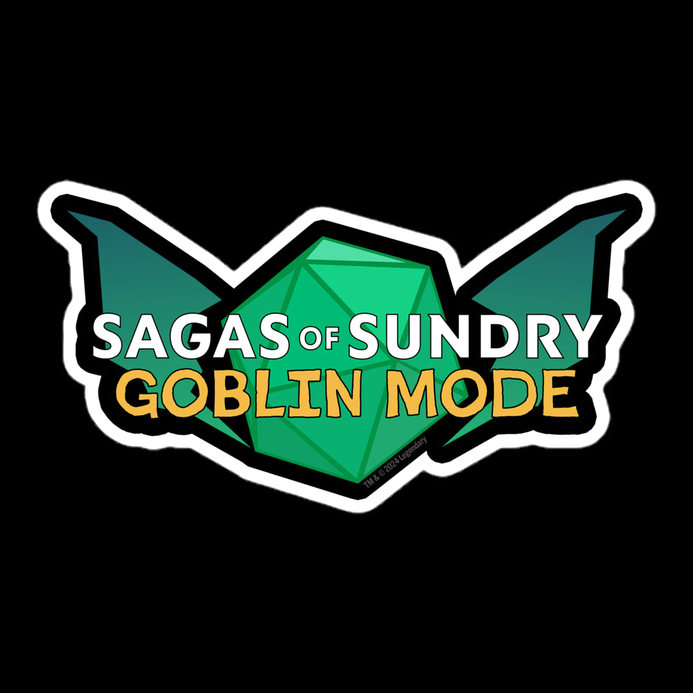 Sagas of Sundry: Goblin Mode Logo Sticker