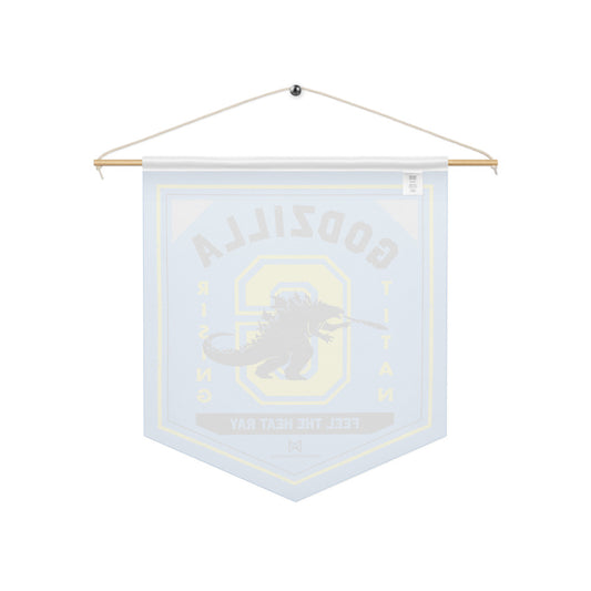 Monsterverse Pennant Godzilla Titan Rising White-2