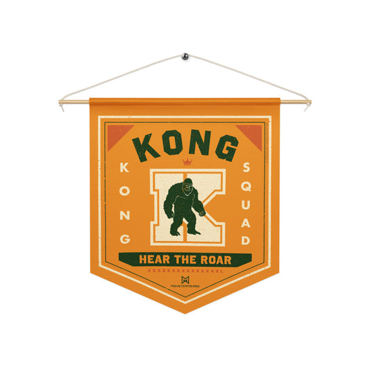 Monsterverse Pennant Kong Squad White