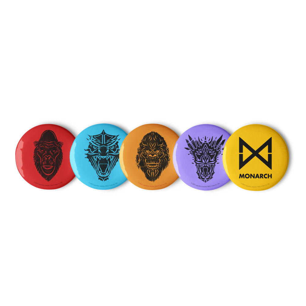 Godzilla x Kong: Titans Pin Button Set