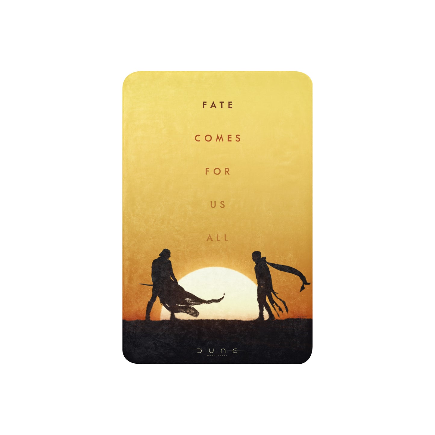 Dune: Part Three Fate Comes For Us All Sherpa Blanket
