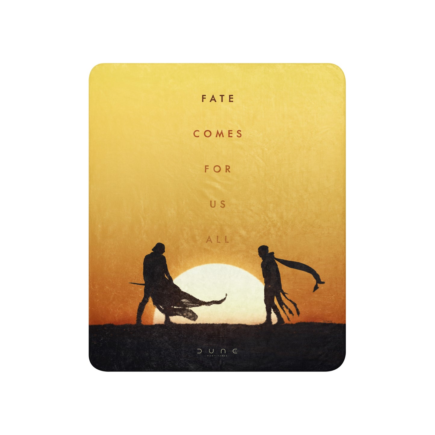Dune: Part Three Fate Comes For Us All Sherpa Blanket