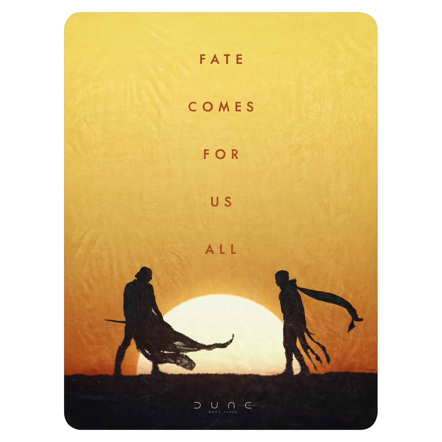 Dune: Part Three Fate Comes For Us All Sherpa Blanket