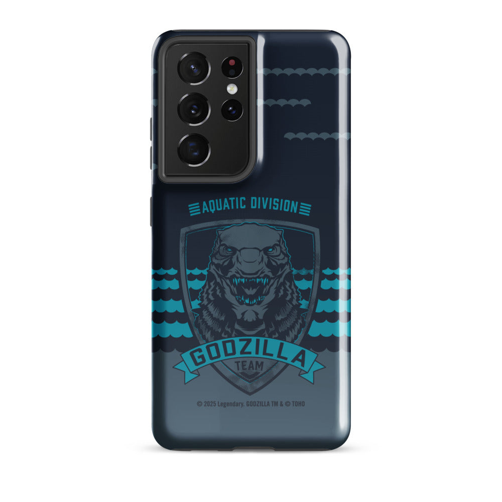 Monsterverse Team Godzilla Aquatic Division Samsung Tough Phone Case Samsung Galaxy S21 Ultra