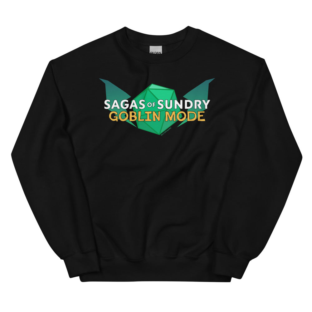 Sagas of Sundry: Goblin Mode Logo Crewneck