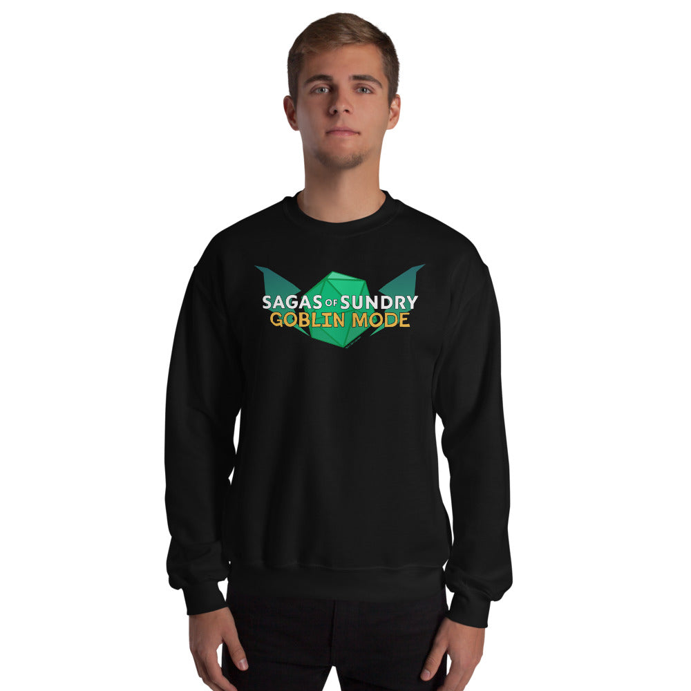 Sagas of Sundry: Goblin Mode Logo Unisex Crewneck