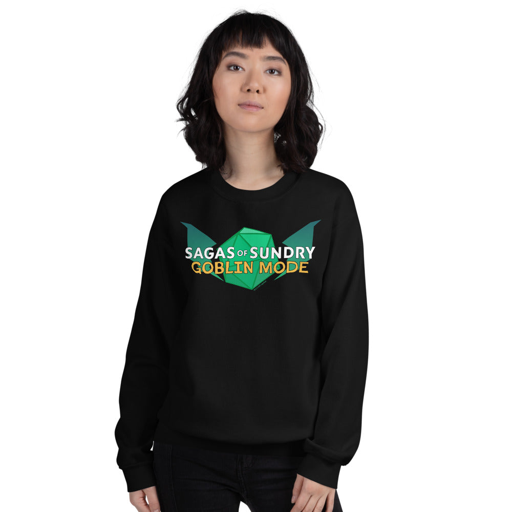 Sagas of Sundry: Goblin Mode Logo Unisex Crewneck