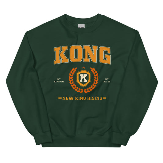 Monsterverse Crewneck Sweatshirt Kong Collegiate Forest Green