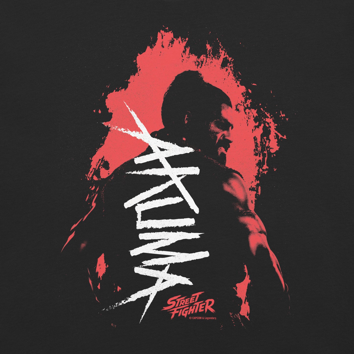Street Fighter Comfort Colors T-Shirt Akuma