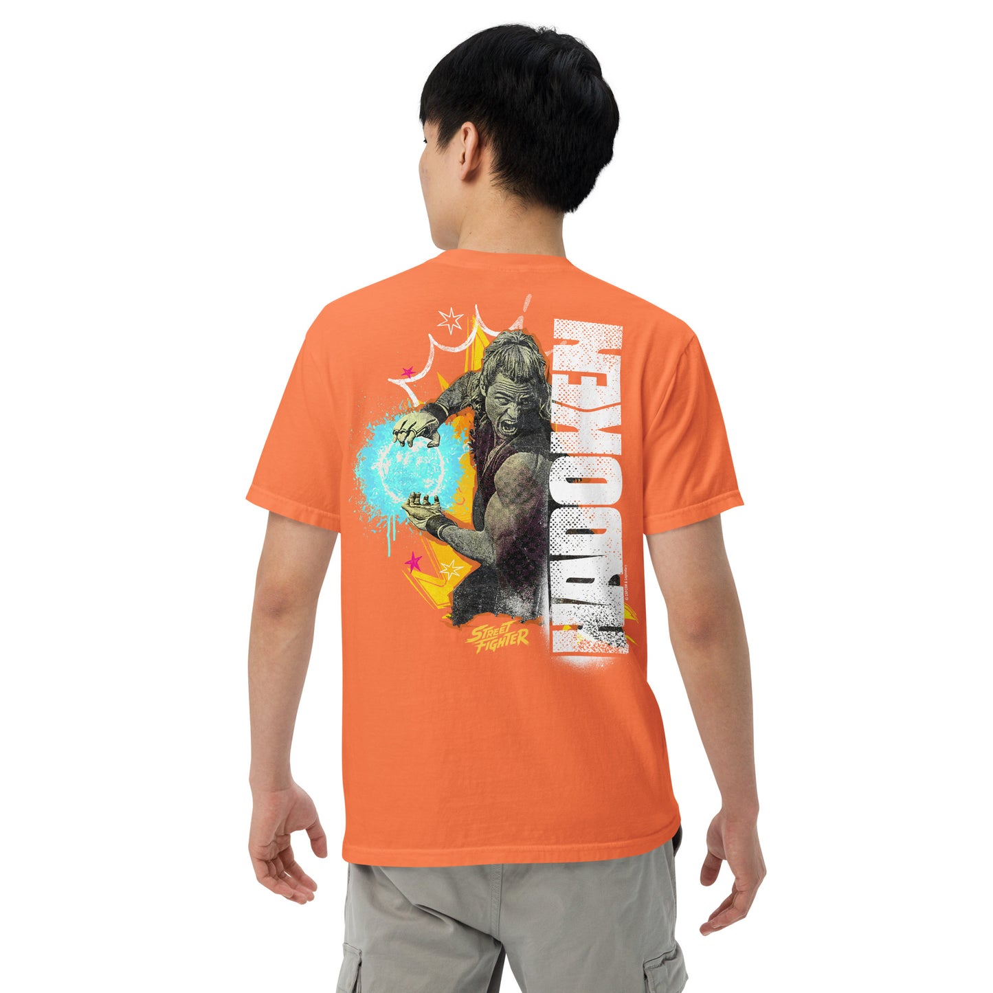 Street Fighter Comfort Colors T-Shirt Hadoken