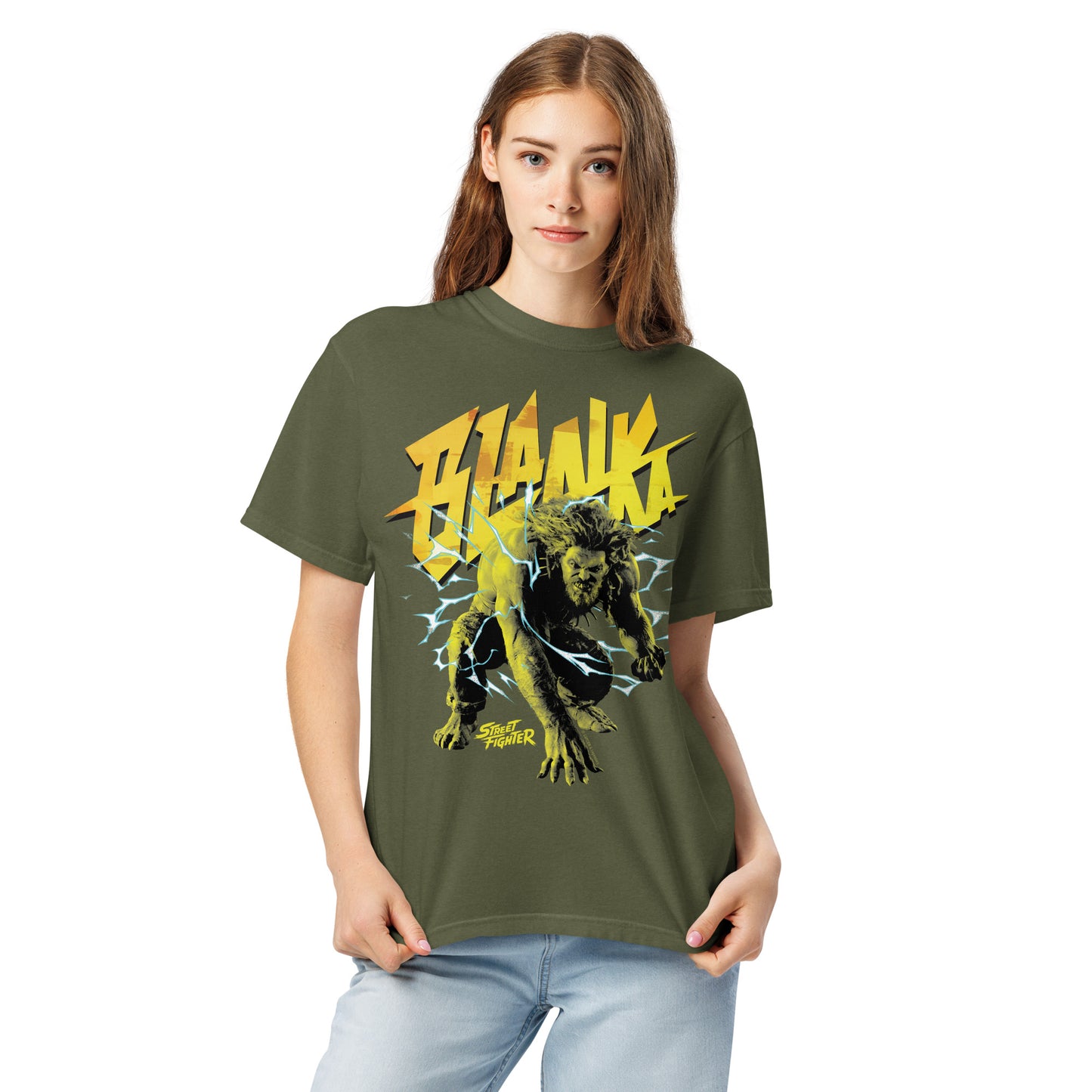 Street Fighter Comfort Colors T-Shirt Blanka