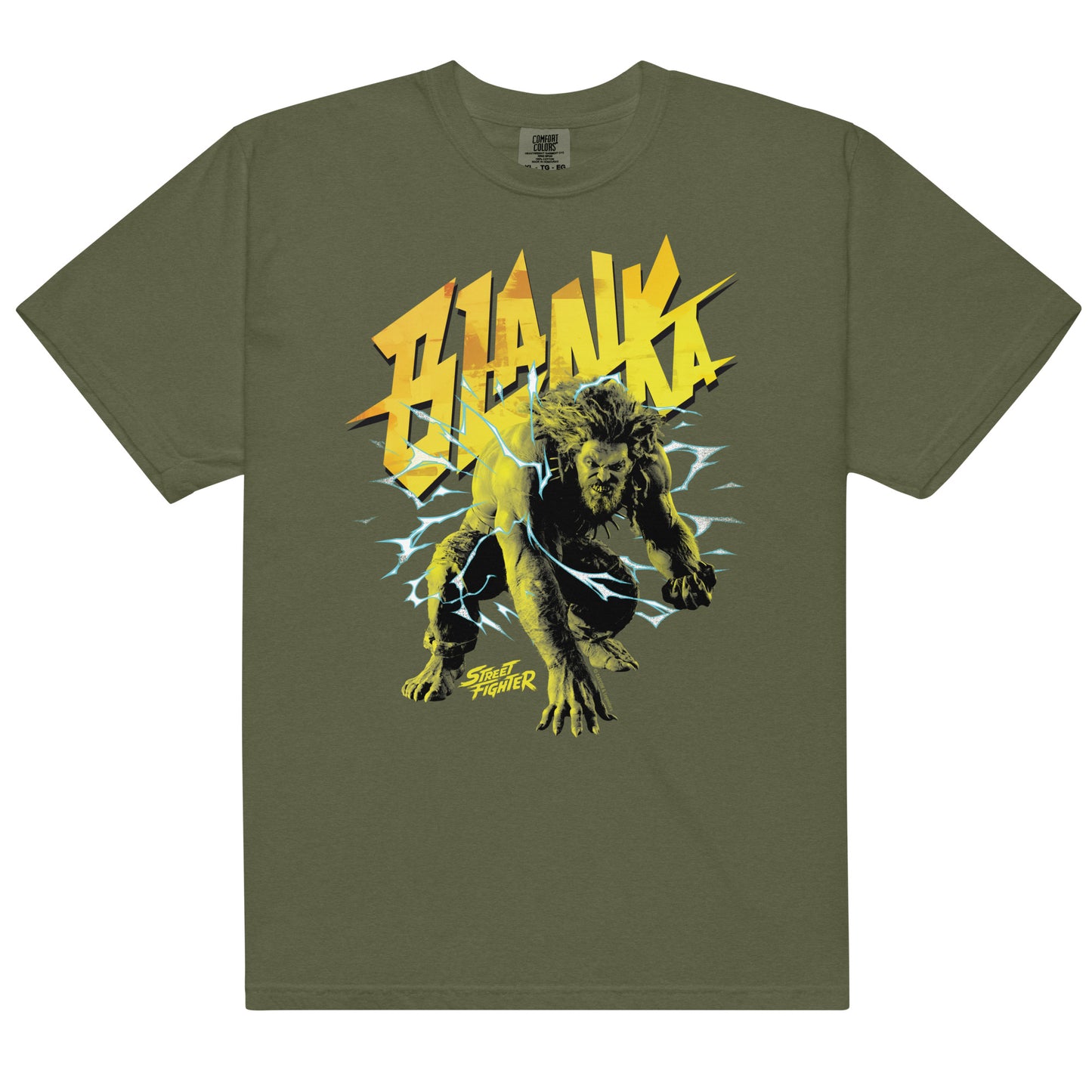 Street Fighter Comfort Colors T-Shirt Blanka
