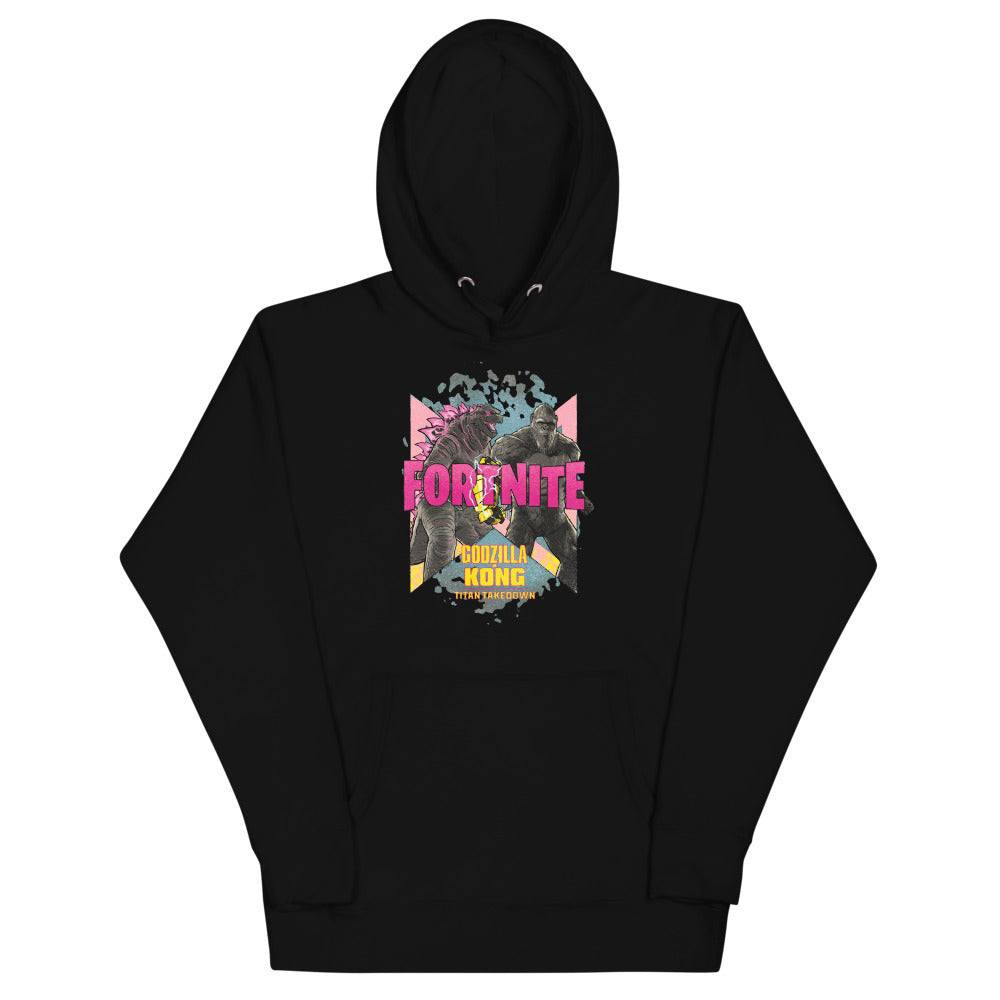 Godzilla x Kong x Fortnite Adult Hoodie