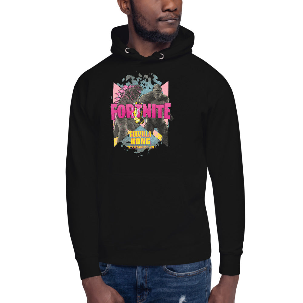 Godzilla x Kong x Fortnite Adult Hoodie