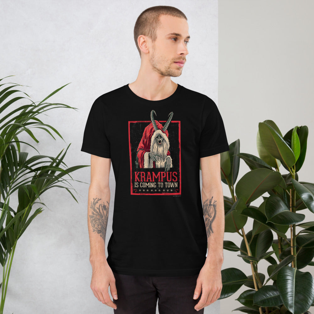 Krampus is Coming to Town Unisex T-Shirt