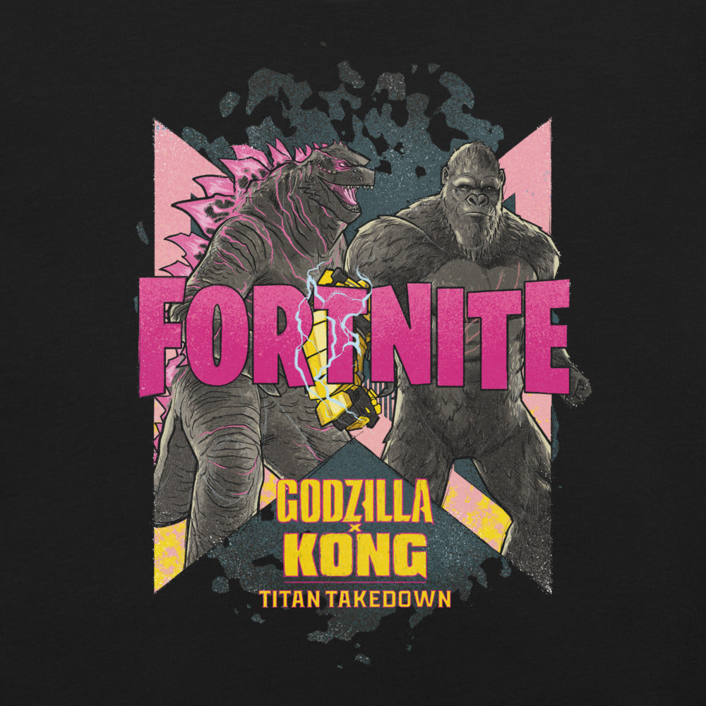 Godzilla x Kong x Fortnite Adult T-Shirt