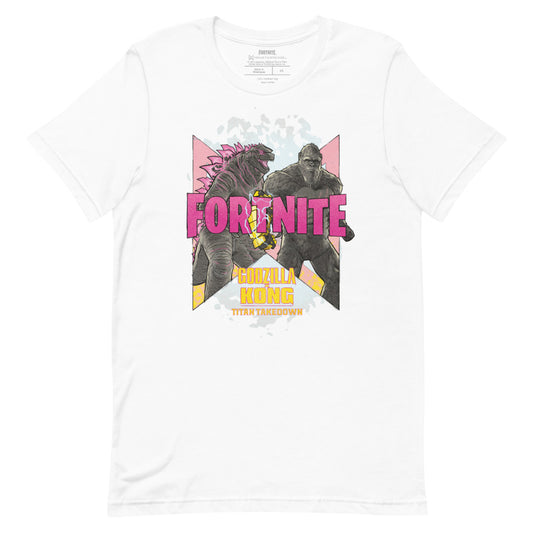 Godzilla x Kong x Fortnite Adult T-Shirt