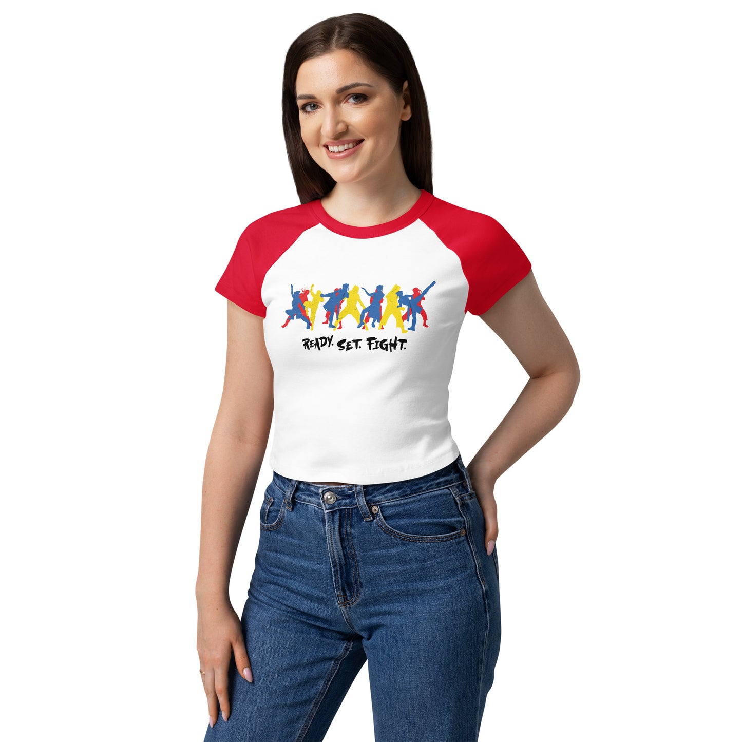 Street Fighter Raglan Baby Tee Ready. Set. Fight