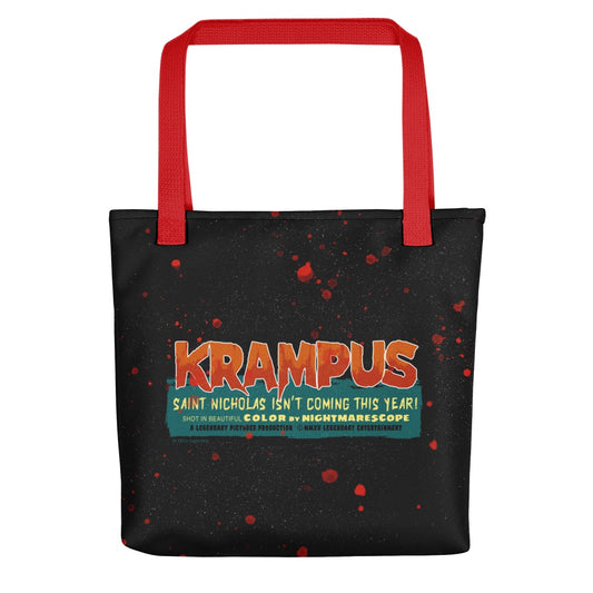 Krampus Retro Movie Poster Tote Bag