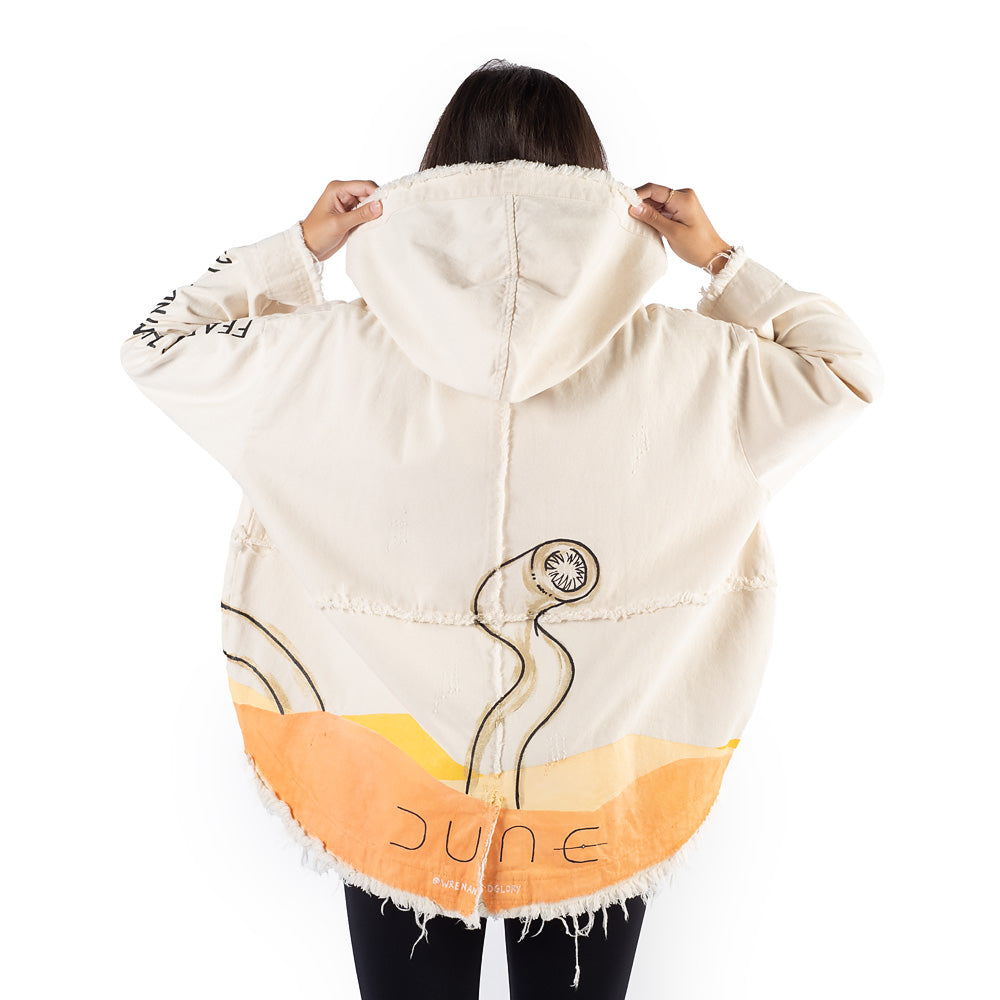 Exclusive Dune Shai-Hulud Hand-Painted Denim Jacket