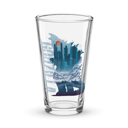Monsterverse Godzilla Cityscape Pint Glass