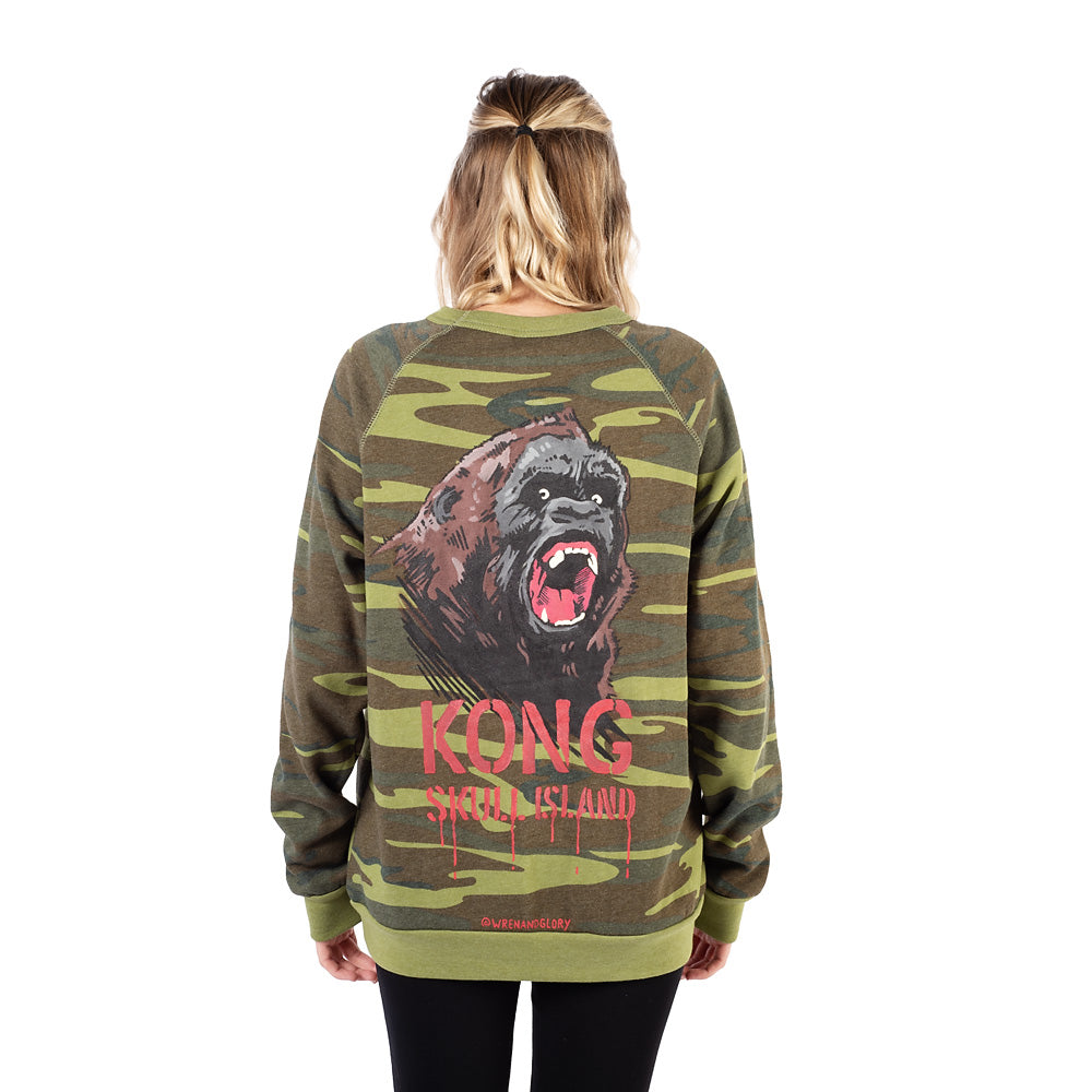 Monsterverse Kong Hand-Painted Adult Sweatshirt