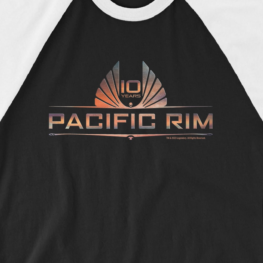 Pacific Rim 10th Anniversary Logo ¾ Sleeve Raglan T-Shirt