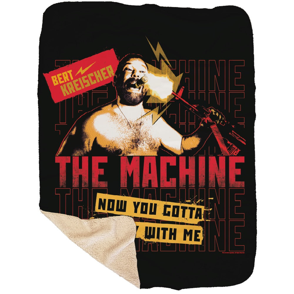 The Machine Party With Me  Sherpa Blanket