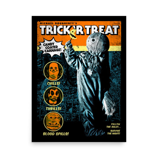 Trick 'r Treat Candy Coated Carnage! Matte Poster